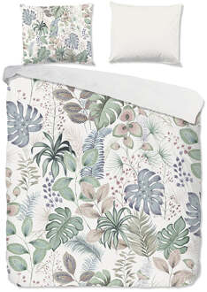 Good Morning Dekbedovertrek Katoen - Abel - Eenpersoons (140x200 Cm) - Meerkleurig Katoen - Bloemen - Good Morning - Dekbed-Discounter.nl - 140 x 200/220 cm