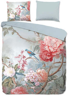 Good Morning Dekbedovertrek Katoen - Birdie - Tweepersoons (200x200 Cm) - Meerkleurig Katoen - Natuur & Bloemen & Dieren - Good Morning - Dekbed-Discounter.nl - 200 x 200/220 cm