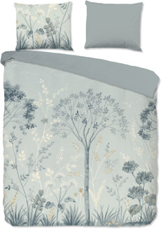 Good Morning Dekbedovertrek Katoen - Charles - Lits-Jumeaux (240x220 Cm) - Meerkleurig & Groen Katoen - Bloemen & Natuur - Good Morning - Dekbed-Discounter.nl Meerkleurig,Groen - 240 x 200/220 cm