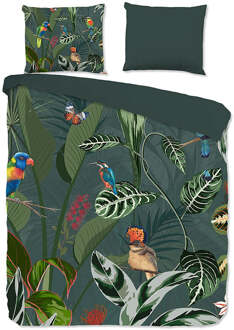 Good Morning Dekbedovertrek Katoen - Charlotte - Eenpersoons (140x200 Cm) - Meerkleurig Katoen - Natuur & Dieren - Good Morning - Dekbed-Discounter.nl