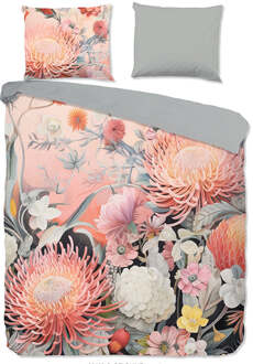 Good Morning Dekbedovertrek Katoen - Delphine - Tweepersoons (200x200 Cm) - Meerkleurig Katoen - Bloemen - Good Morning - Dekbed-Discounter.nl - 200 x 200/220 cm