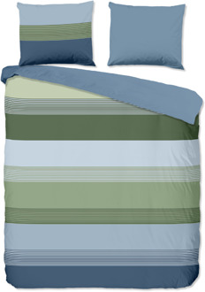 Good Morning Dekbedovertrek Katoen - Mali - Lits-Jumeaux (240x220 Cm) - Meerkleurig Katoen - Strepen - Good Morning - Dekbed-Discounter.nl - 240 x 200/220 cm