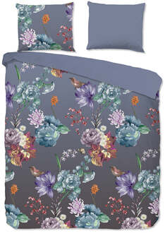 Good Morning Dekbedovertrek Katoen - Quinn - Eenpersoons (140x200 Cm) - Meerkleurig Katoen - Bloemen - Good Morning - Dekbed-Discounter.nl - 140 x 200/220 cm