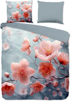 Good Morning Dekbedovertrek Katoen - Sartre - Eenpersoons (140x200 Cm) - Meerkleurig Katoen - Natuur & Bloemen - Good Morning - Dekbed-Discounter.nl