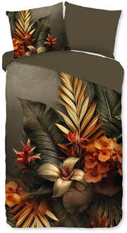 Good Morning Dekbedovertrek Katoen - Savory - Eenpersoons (140x200 Cm) - Meerkleurig Katoen - Natuur & Bloemen - Good Morning - Dekbed-Discounter.nl - 140 x 200/220 cm