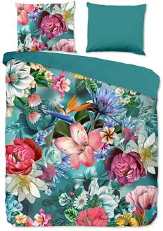 Good Morning Dekbedovertrek Katoen - Taindra - Tweepersoons (200x200 Cm) - Meerkleurig Katoen - Natuur - Good Morning - Dekbed-Discounter.nl - 200 x 200/220 cm