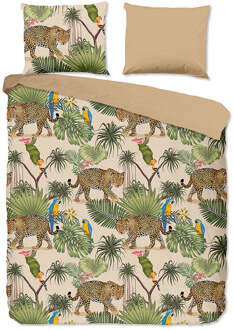 Good Morning Dekbedovertrek Katoen - Tropical - Tweepersoons (200x200 Cm) - Meerkleurig Katoen - Natuur & Dieren - Good Morning - Dekbed-Discounter.nl