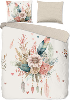 Good Morning Dekbedovertrek Katoen - Videl - Lits-Jumeaux (240x220 Cm) - Meerkleurig Katoen - Bloemen - Good Morning - Dekbed-Discounter.nl - 240 x 200/220 cm