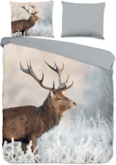 Good Morning Dekbedovertrek Katoen - Wess - Lits-Jumeaux (240x220 Cm) - Meerkleurig Katoen - Dieren - Good Morning - Dekbed-Discounter.nl