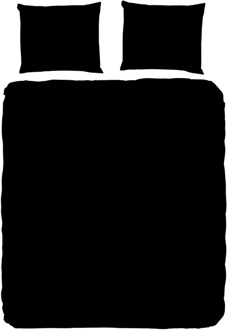 Good Morning Dekbedovertrek Percale-Katoen - Donkere Kleuren - Tweepersoons (200x200 Cm) - Zwart Katoen - Effen - Good Morning - Dekbed-Discounter.nl - 200 x 200/220 cm