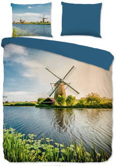 Good Morning Dekbedovertrek Windmill 240 x 200/220 cm + 2 kussenslopen Multicolor