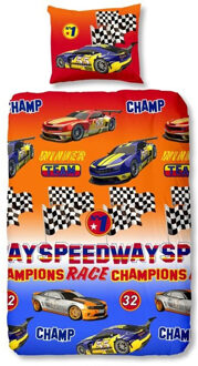 Good Morning raceauto's dekbedovertrek, 140 x 200/220 cm