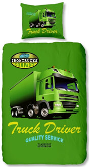 Good Morning vrachtwagen dekbedovertrek, 140 x 200/220 cm