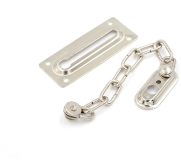 Good Quality 1pc Guard Security Lock Cabinet Locks For DIY Home Door Tools Home Office Use Silver Color Safety Door Chain Lock