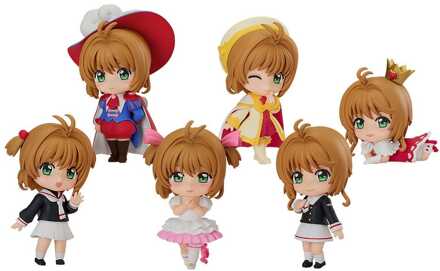 Good Smile Company Cardcaptor Sakura: Clear Card Nendoroid Action Figure Surprise Sakura Kinomoto Collection Assortment (6) 7 cm