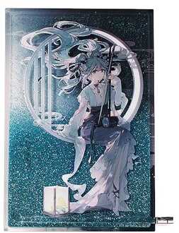 Good Smile Company Character Vocal Series 01: Hatsune Miku Glitter Acrylic Block Hatsune Miku Han Gong Qiu Yue Ver. 15 cm