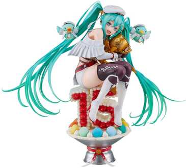 Good Smile Company Hatsune Miku Characters PVC Statue 1/6 Racing Miku: 2023 - 15th Anniversary Ver. 26 cm