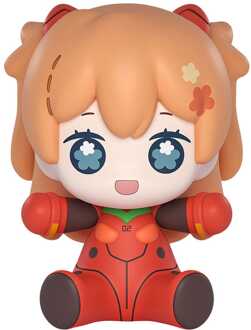 Good Smile Company Neon Genesis Evangelion: Rebuild of Evangelion Huggy Good Smile Chibi Figure Asuka Shikinami Langley: Plugsuit Ver. 7 cm