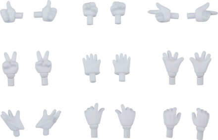 Good Smile Company Original Character Parts for Nendoroid Doll Figures Hand Parts Set Gloves Ver. (White)