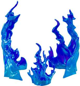 Good Smile Company The Simple Effect Parts for Figures Flames: Blue