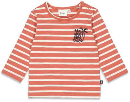 Good Vibe Tribe Brique Shirt Met Lange Mouwen Oranje - 62