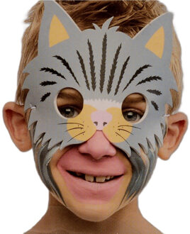 goodmark Kat masker en schmink set voor kinderen - Schmink > Make-up set