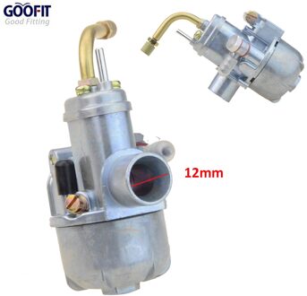 GOOFIT 12mm Carburateur Puch Bromfiets Bing Stijl Carb Voorraad Maxi Sport Luxe Newport Cobra Carburateur N090-112