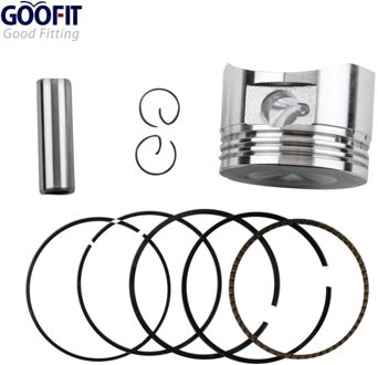 GOOFIT Motorfiets 52.4mm Zuiger Ring 13mm Pin Set Kit Vergadering voor 110cc ATV Dirt Bike & Go Kart k082-004