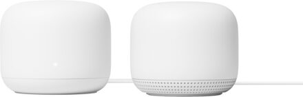 Google Bundel Multiroom wifi Router + wifi Punt (Wit)