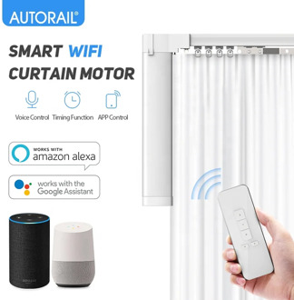 Google home Alexa control automatic motorized electric smart wifi curtain motor