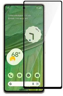 Google Pixel 7a Full Cover Glazen Screenprotector - Zwarte Rand