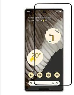 Google Pixel 8 Pro Full Cover Glazen Screenprotector - Zwarte Rand