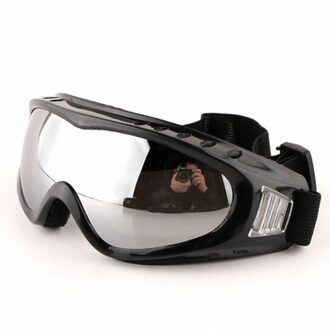 Googles Kid Gafas Sci Jongens Meisjes Ski Narciarskie Sneeuwscooter Gogle Bril Snowboard Bril Bril Occhiali Snowboard Snowboard zilver