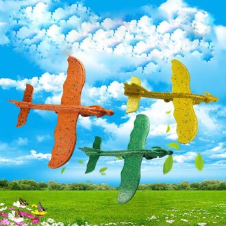 Gooien En Gooien Vliegtuigen Stunt Manoeuvreren Kinderspeelgoed Schuim Dinosaurus-Vormige Zweefvliegen Planes Kinderen Wetenschap Speelgoed