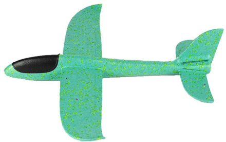 Gooien Vliegtuig Schuim Zweefvliegtuig Model Inertie Vliegtuigen Speelgoed Hand Launch Mini Vliegtuig Outdoor Speelgoed Voor Kinderen groen