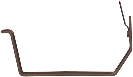 Gootbeugel Voor Bakgoot 125mm Type 2 - Metaal - Bruin - 125mm