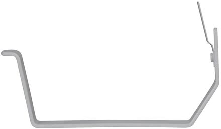 Gootbeugel Voor Bakgoot 125mm Type 2 - Metaal - Parelgrijs - 125mm