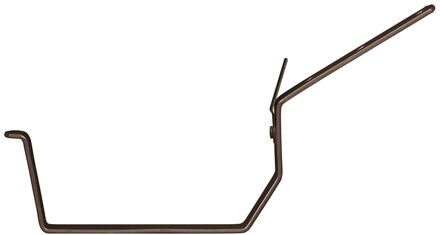 Gootbeugel Voor Bakgoot 125mm Type 3 - Metaal - Bruin - 125mm