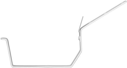 Gootbeugel Voor Bakgoot 125mm Type 3 - Metaal - Gegalvaniseerd - Parelgrijs - 125mm
