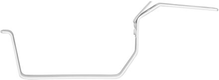 Gootbeugel Voor Bakgoot 125mm Type 4 - Metaal - Gegalvaniseerd - Parelgrijs - 125mm