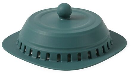 Gootsteen Riool Filter Afvoerputje Zeef Water Haar Stopper Bad Catcher Douche Cover Keuken Badkamer Anti Verstopping groen