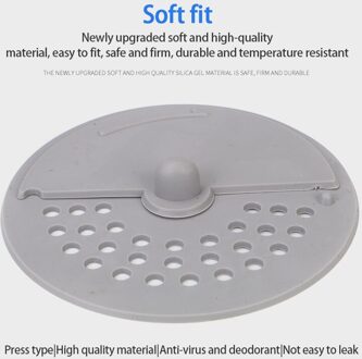 Gootsteen Riool Filter Afvoerputje Zeef Water Haar Stopper Zachte Lijm Rubber Douche Cover Badkamer Keuken Accessoire 05