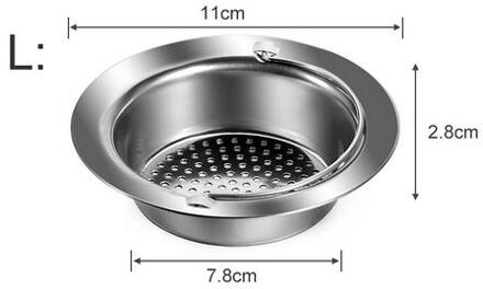 Gootsteen Zeef Afval Plug Drain Stopper Filter Mand Roestvrij Staal Water Tank Filter Mesh