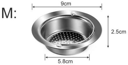 Gootsteen Zeef Afval Plug Drain Stopper Filter Mand Roestvrij Staal Water Tank Filter Mesh