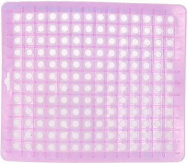 Gootsteenmat roze 25 x 29 cm - Afwasbak