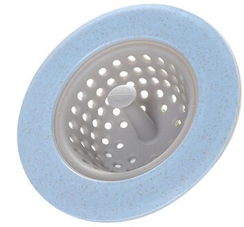 Gootsteenzeefje Siliconen Zeef Aanrecht Filter Mesh Vulstoffen Voor Haar Gootsteen Zeef Dingen Voor Keuken Accessoires blauw