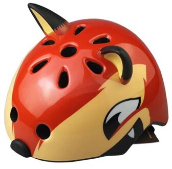 Goplus Kid Veiligheid Fietshelmen Hoge Dichtheid Pc Cartoon Schaatsen Kind Fietsen Paardrijden Kids Fiets Helmen Skiën Veiligheid Helm fox / M