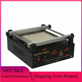 GORDAK 853 605W power infrared preheating station PCB desoldering BGA ESD rework station with Heating size 120x120mm