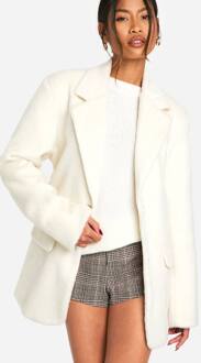 Gordeljas In Wollen Look, Cream - 42