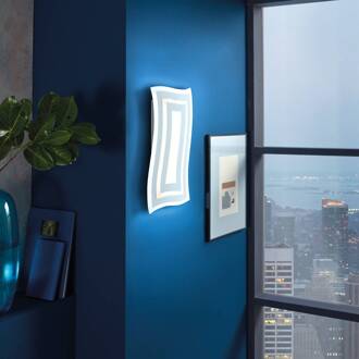 Gorden LED wandlamp, wit, hoogte 43 cm, metaal, CCT